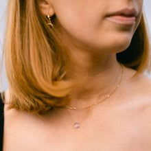 Load image into Gallery viewer, Lavender Quartz Fine Cord Necklace