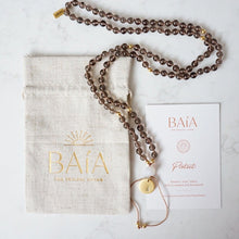Load image into Gallery viewer, Protect - Smoky Quartz Pendant Mala Necklace
