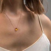 Load image into Gallery viewer, Citrine Fine Cord Necklace