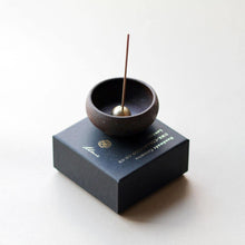 Load image into Gallery viewer, Wabi Sabi Stoneware Clay Incense Bowl