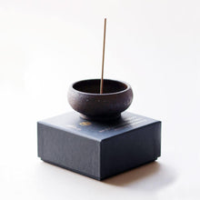 Load image into Gallery viewer, Wabi Sabi Stoneware Clay Incense Bowl