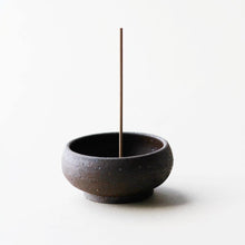 Load image into Gallery viewer, Wabi Sabi Stoneware Clay Incense Bowl