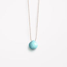 Load image into Gallery viewer, Turquoise Fine Cord Necklace