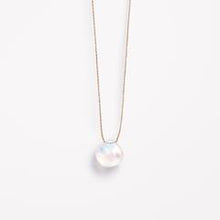 Load image into Gallery viewer, Rainbow Moonstone Fine Cord Necklace