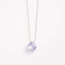 Load image into Gallery viewer, Lavender Quartz Fine Cord Necklace
