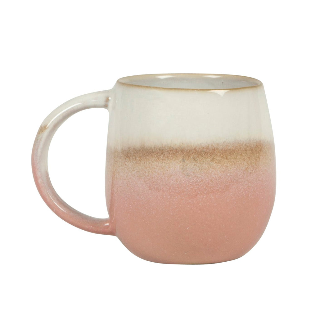 Dip Glazed Ombré Pink Mug