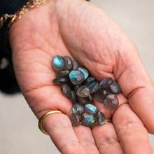 Load image into Gallery viewer, Iridescent Labradorite Fine Cord Necklace
