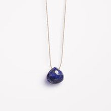 Load image into Gallery viewer, Blue Lapis Lazuli Fine Cord Necklace
