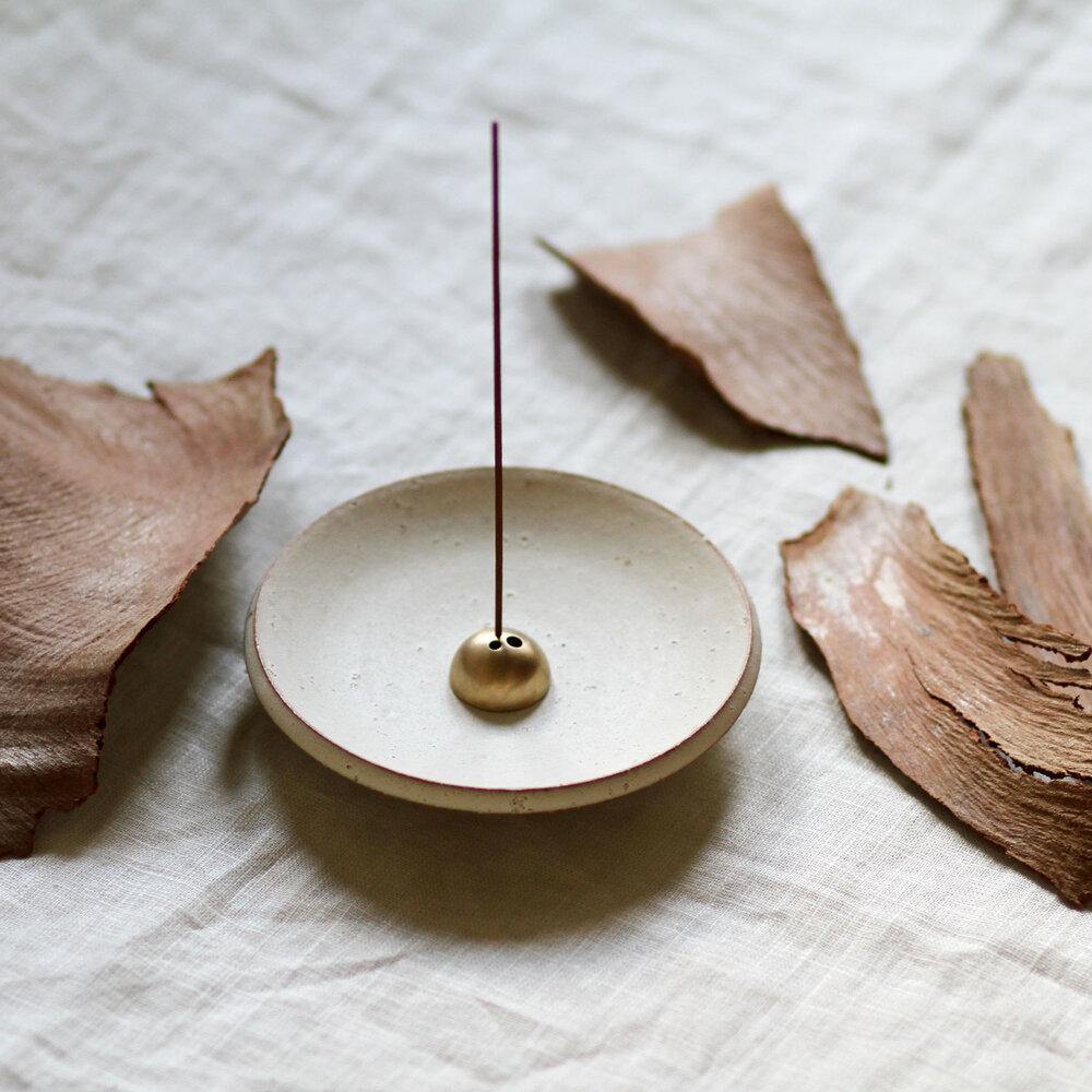 White Onyx Incense Dish